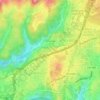 Atrozela topographic map, elevation, terrain