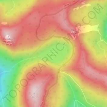 Wahtum Lake topographic map, elevation, terrain
