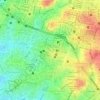 Padmanabhanagar Park topographic map, elevation, terrain