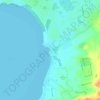 Apaca Point, War in the Pacific National Historical Park topographic map, elevation, terrain