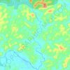 Sungai Cereh topographic map, elevation, terrain