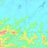 Frieda River topographic map, elevation, terrain