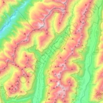 Hopkins River topographic map, elevation, terrain