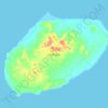 Larak Island topographic map, elevation, terrain