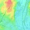 Darley Park topographic map, elevation, terrain