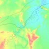 Oorlogspoort topographic map, elevation, terrain