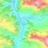 Пролетарка topographic map, elevation, terrain