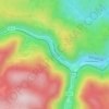 Hámori-tó topographic map, elevation, terrain