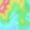 Staigue topographic map, elevation, terrain
