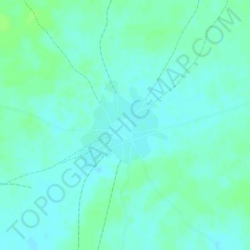 Jacar topographic map, elevation, terrain