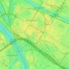 M6 topographic map, elevation, terrain