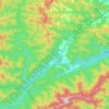 Nam Ha topographic map, elevation, terrain