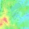 Frankley Reservoir topographic map, elevation, terrain