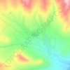 Bashkend topographic map, elevation, terrain