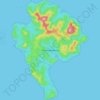 Pulau Bangkaru topographic map, elevation, terrain