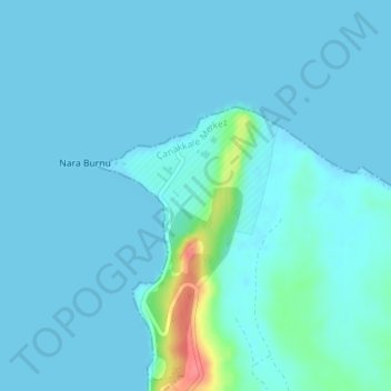 Abydus topographic map, elevation, terrain