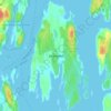 Veierland topographic map, elevation, terrain
