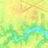 Lake Windermere topographic map, elevation, terrain