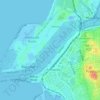 Fremantle Inner Harbour topographic map, elevation, terrain