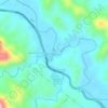 Sungai Dua topographic map, elevation, terrain