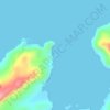 Pulau Buantawar Utara topographic map, elevation, terrain