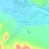 Kazarman topographic map, elevation, terrain