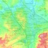Milton Keynes topographic map, elevation, terrain