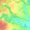 Берново topographic map, elevation, terrain