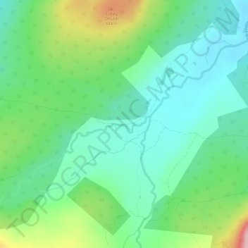 Allt Chomhraig topographic map, elevation, terrain