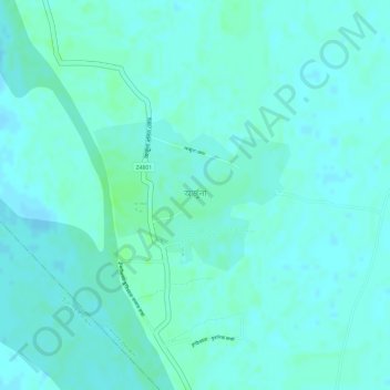 Arjuna topographic map, elevation, terrain