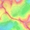 Czarny Staw Polski topographic map, elevation, terrain