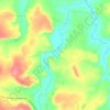 Elands River topographic map, elevation, terrain