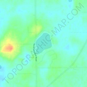White Lake topographic map, elevation, terrain