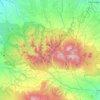 Mount Kitanglad Range Natural Park topographic map, elevation, terrain