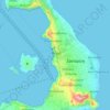 Φάρος Ακρωτηρίου-Οίας (Θήρας Θέση Καλντέρας) topographic map, elevation, terrain