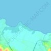 Playa Dorada topographic map, elevation, terrain