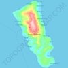 Gorom Island topographic map, elevation, terrain