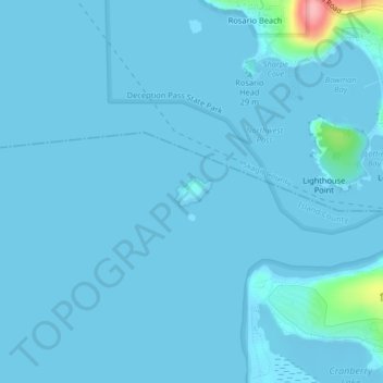 Deception Island topographic map, elevation, terrain