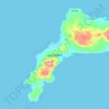 Lou Island topographic map, elevation, terrain