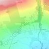 Bolton Castle topographic map, elevation, terrain