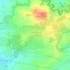 Kensay topographic map, elevation, terrain