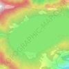 Lac Rara topographic map, elevation, terrain