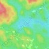 Penan topographic map, elevation, terrain