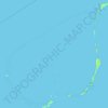 Laamu Atoll topographic map, elevation, terrain