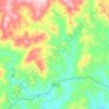 Mhlanga topographic map, elevation, terrain