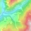 Khati topographic map, elevation, terrain