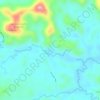 Sungai Kisau topographic map, elevation, terrain