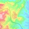 Mitspe Yeriho topographic map, elevation, terrain