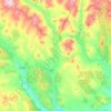 Glen Shee topographic map, elevation, terrain