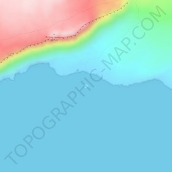 Keaoi topographic map, elevation, terrain